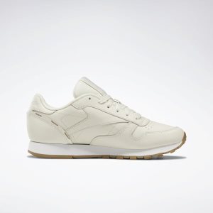 Adidasy Damskie Reebok Classic Leather Białe PL 19RAMNQ